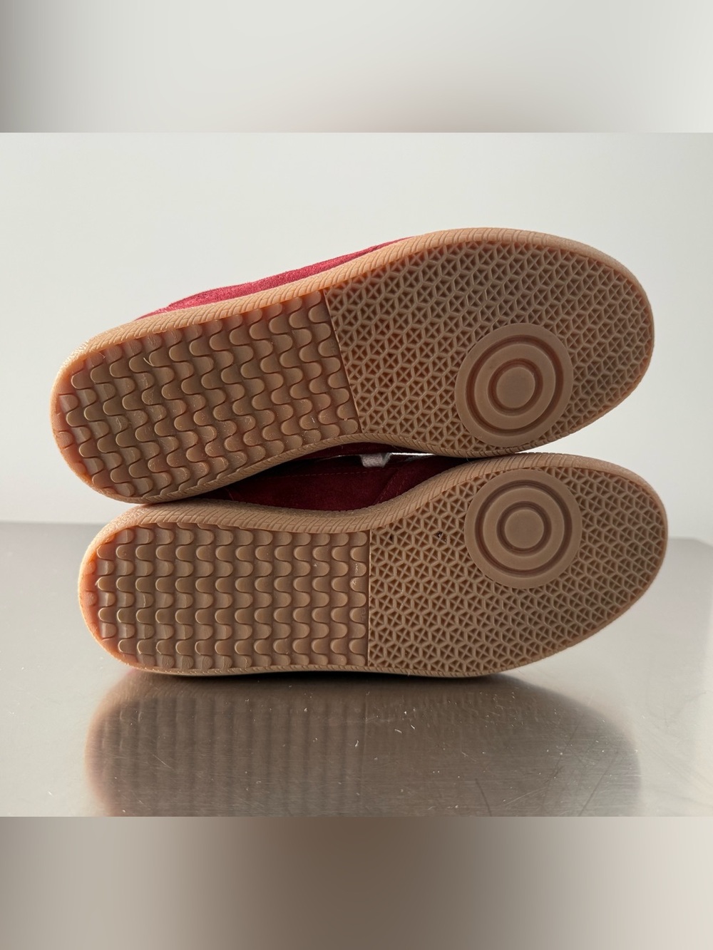 ALOHAS TB.490 RIFE BURGUNDY LEATHER SNEAKERS - Picture 7 of 9